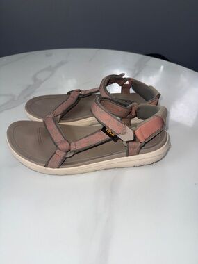 Teva Pink Coral Adjustable Strap Sandals